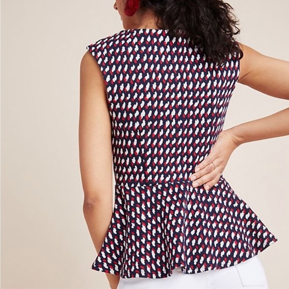 Anthropologie Eri + Ali NWT medium peplum - Picture 2 of 7